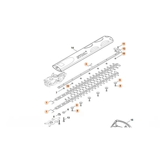 STIHL  Zestaw urządzenia tnącego 500 mm / 20